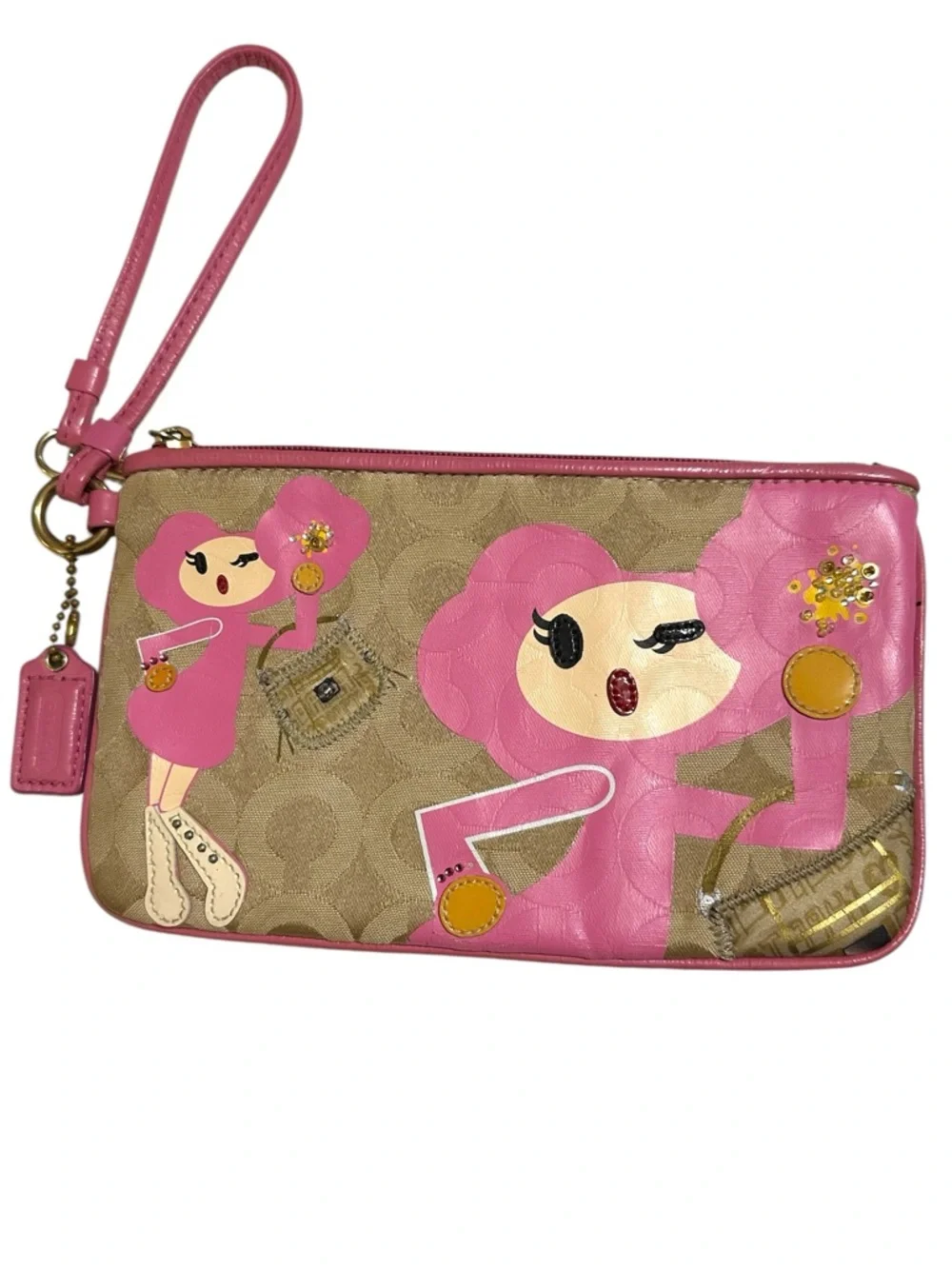 Coach Poppy Chan "Pinky" Wristlet Rare Limited Edition - Picture 11 of 11